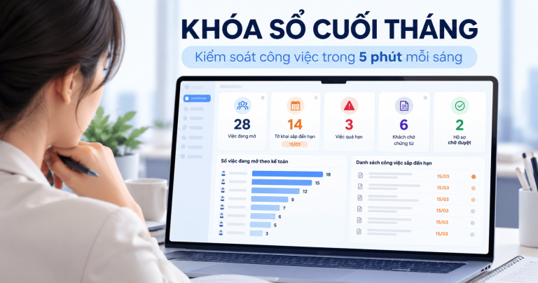 Quản lý công việc nhân viên kế toán: Cách theo dõi tiến độ và hạn nộp thuế