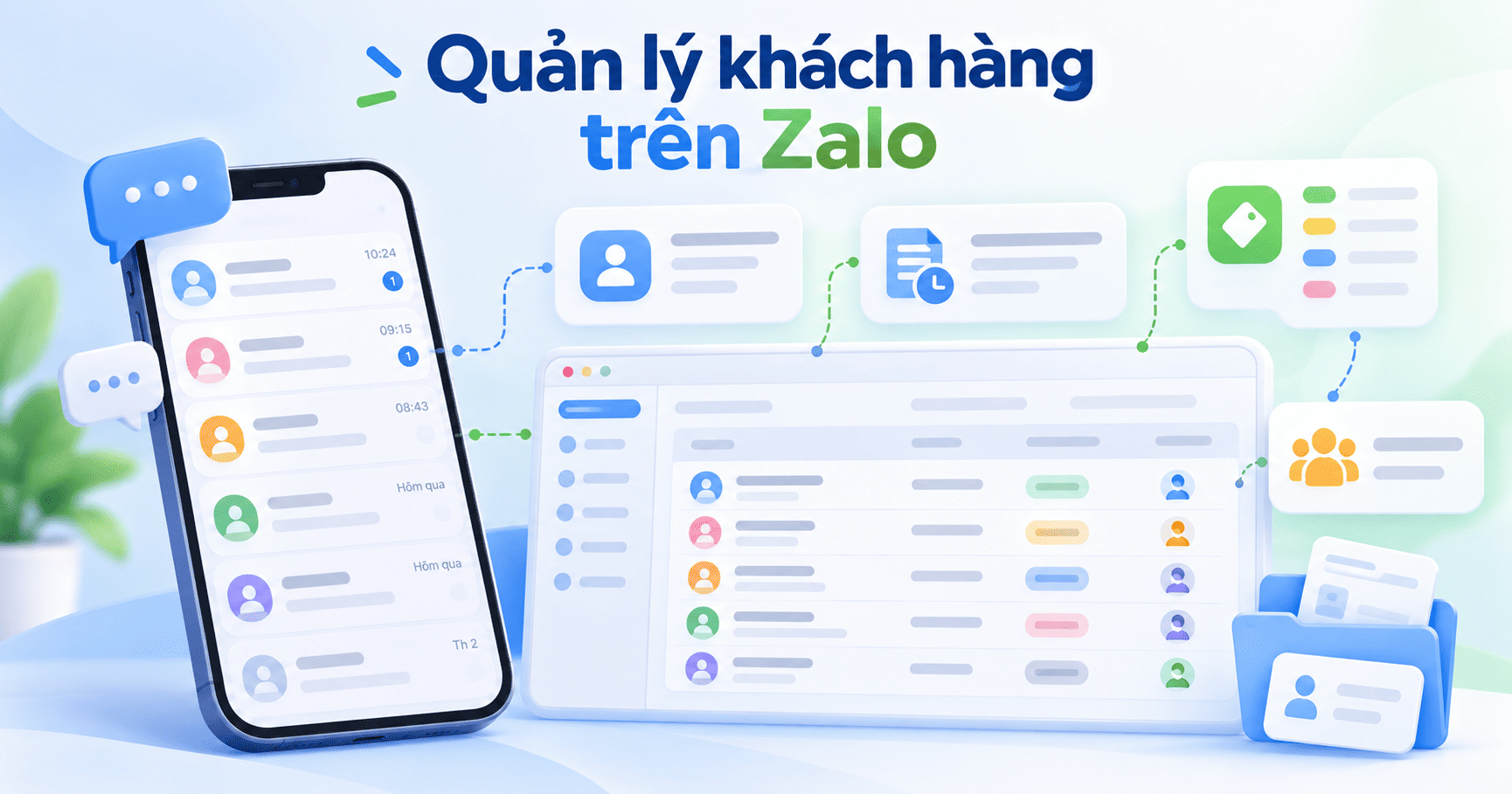 Quản lý khách hàng trên Zalo