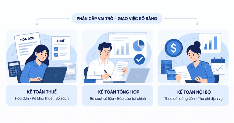 Quản lý nhân viên công ty kế toán hiệu quả, giảm sai sót và trễ hạn