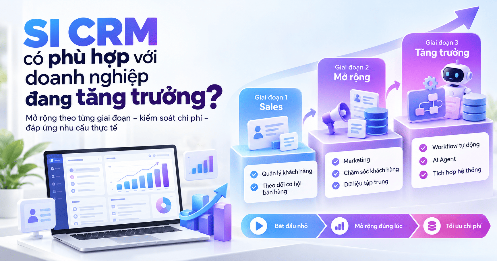 SI CRM có thể mở rộng không