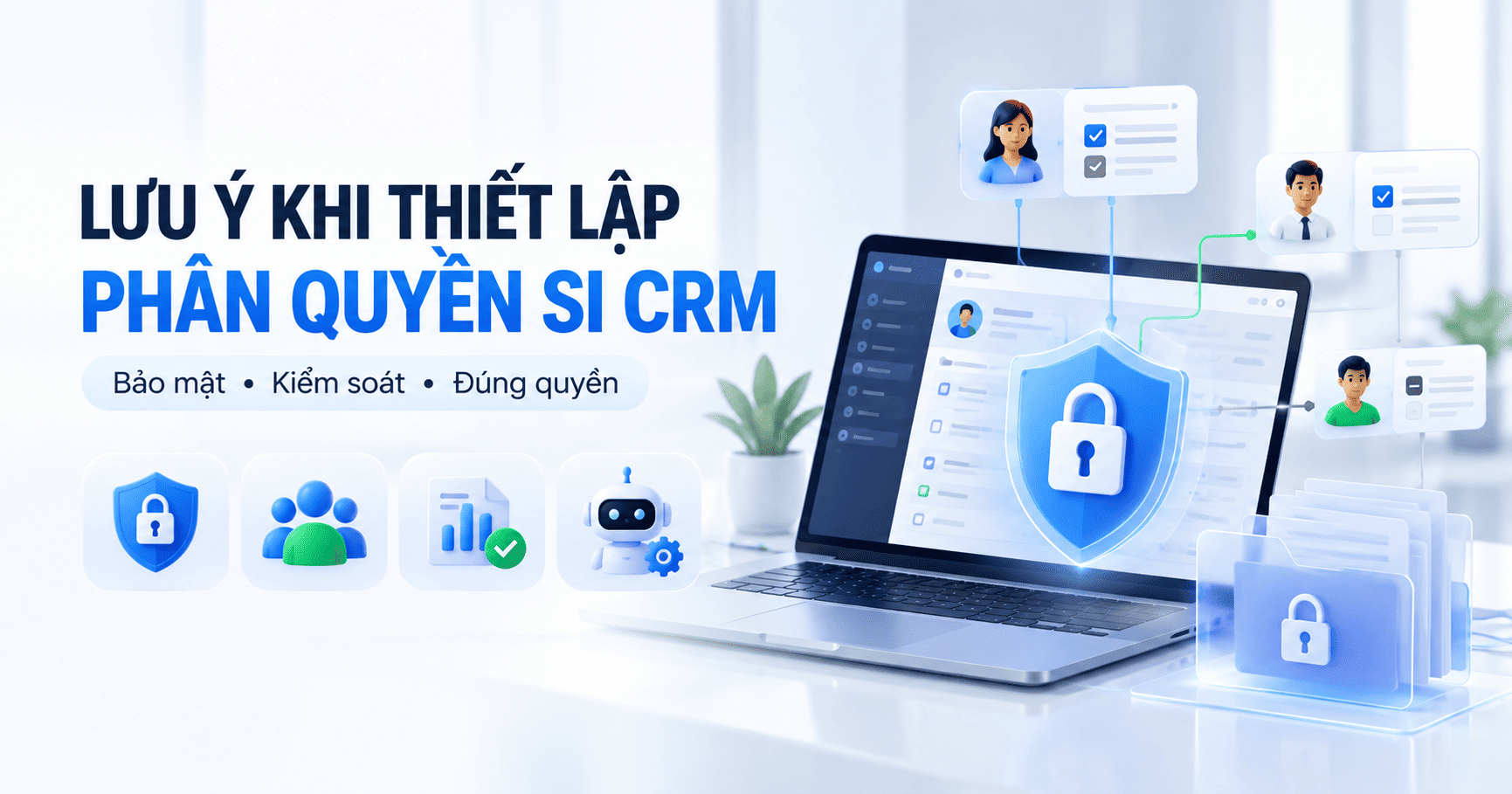 SI CRM phân quyền người dùng