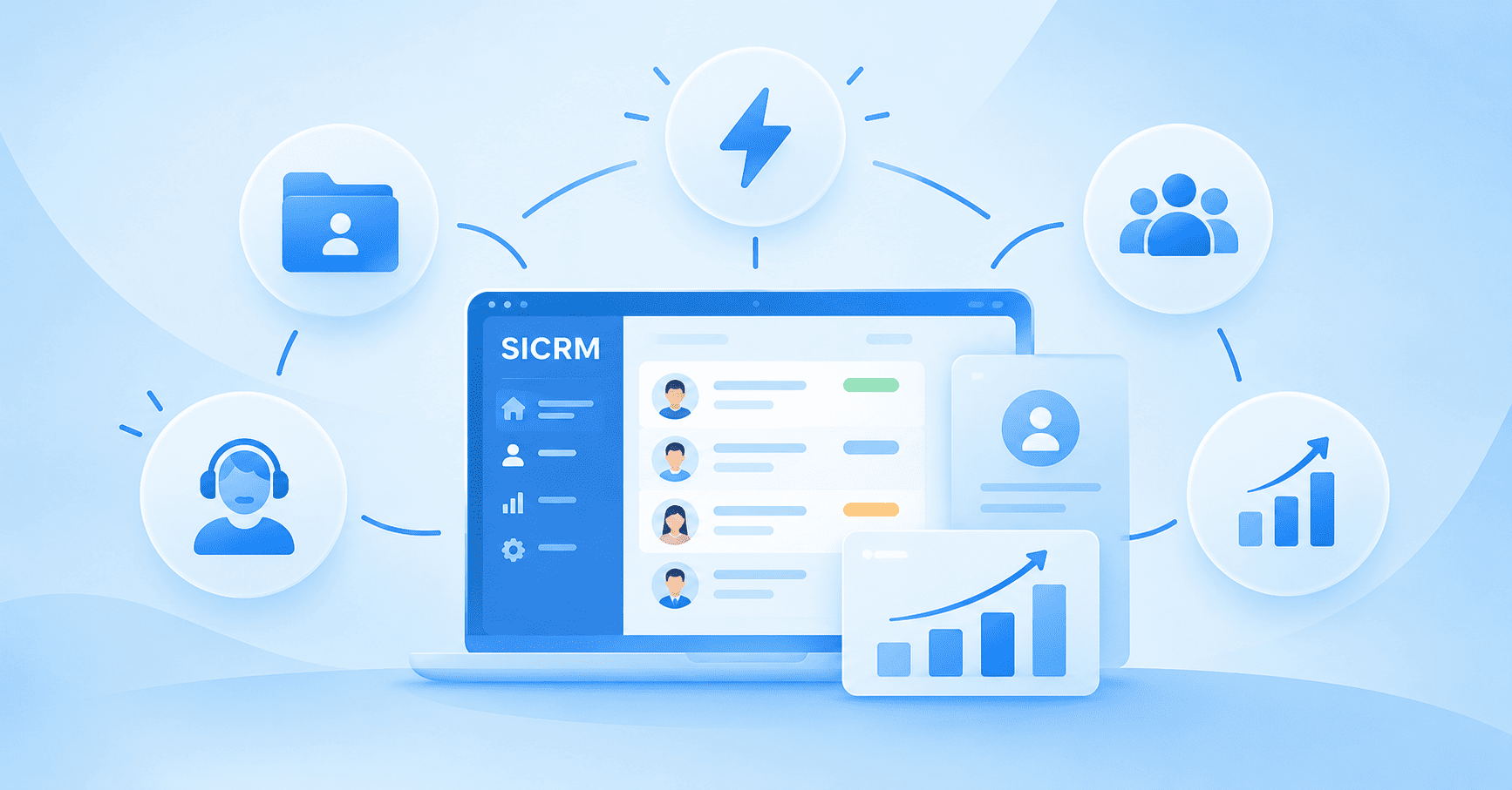 SICRM quản lý dữ liệu khách hàng