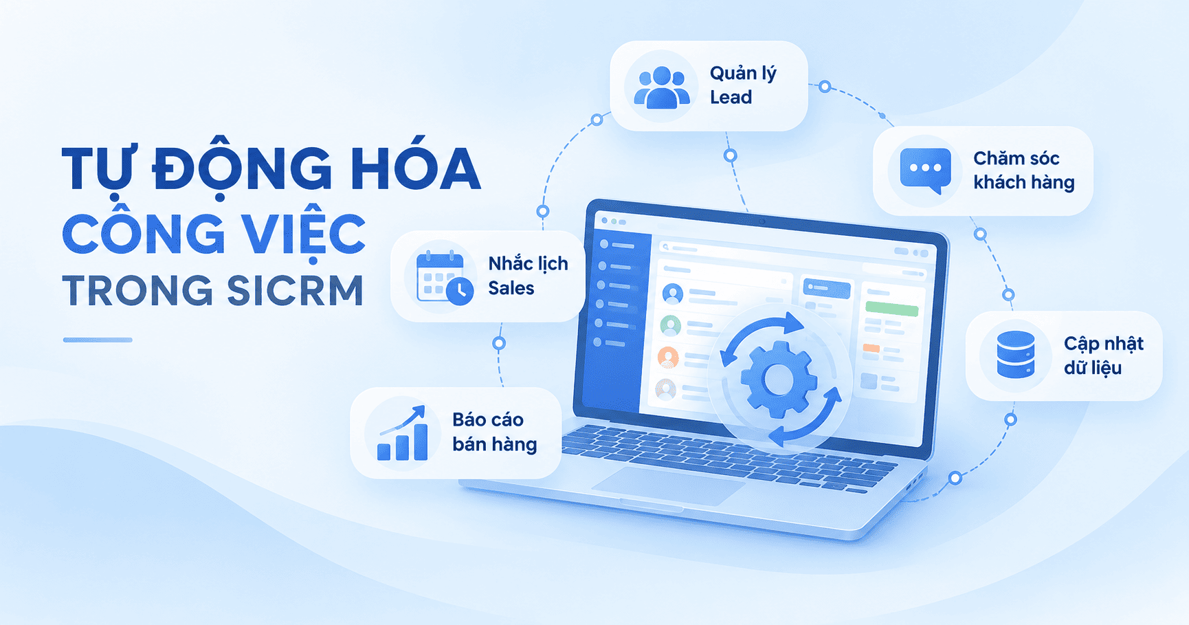 SICRM tự động hóa công việc lặp lại